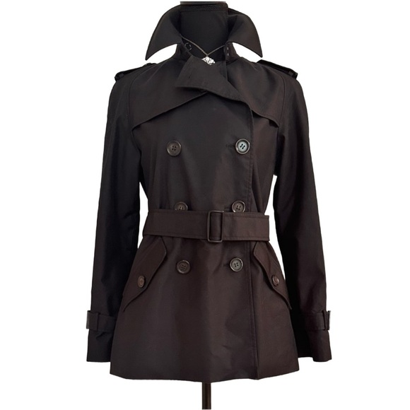 COACH ~ Women’s black double breast button up classic utility jacket size XS - Picture 5 of 10